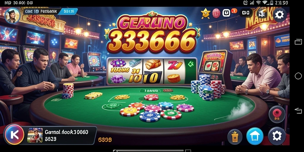 Tampilan gameplay menakjubkan dari 333666 saat bermain Kasino.