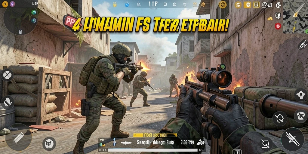 Gameplay seru dari 4P4P dengan grafis menawan.