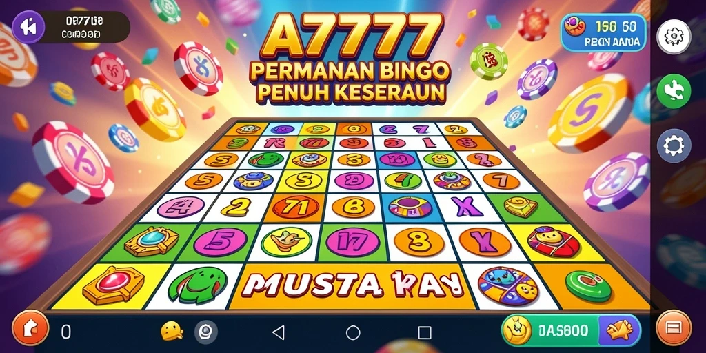 Tampilan gameplay A7777 menampilkan keseruan permainan Bingo yang interaktif.