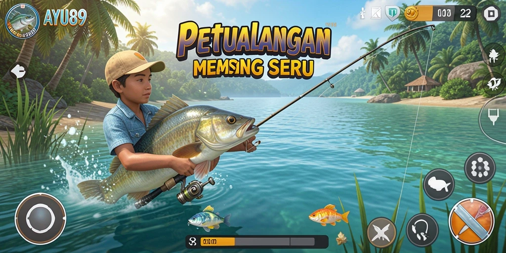 Tangkapan ikan yang menakjubkan dalam gameplay AYU89.