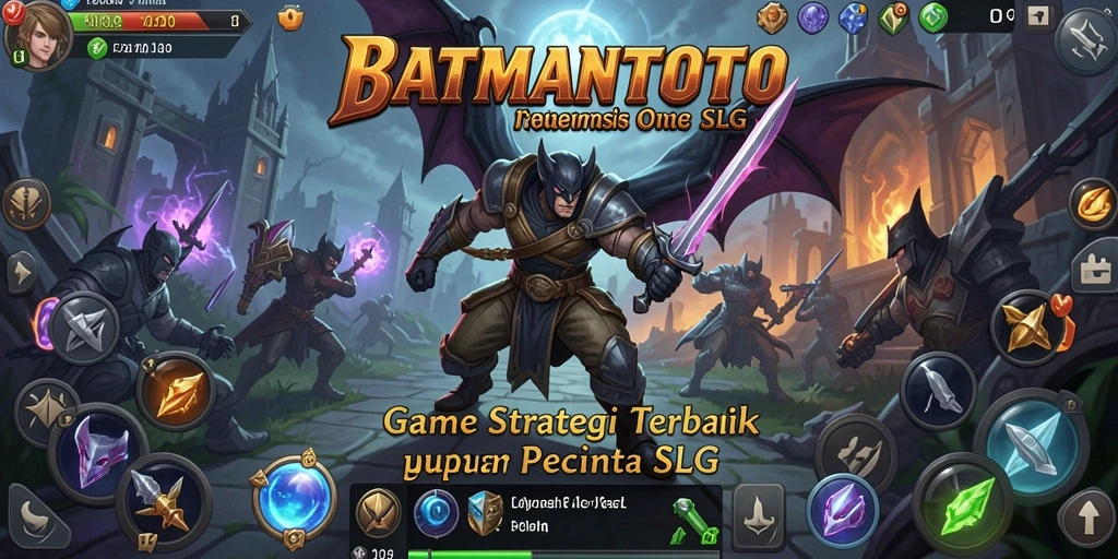 Tampilan gameplay SLG yang mendebarkan di BATMANTOTO.