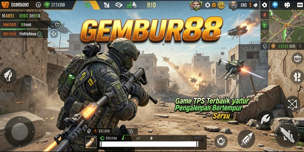 Gameplay seru dan mendebarkan di GEMBUR88 dengan aksi pertempuran yang intens.