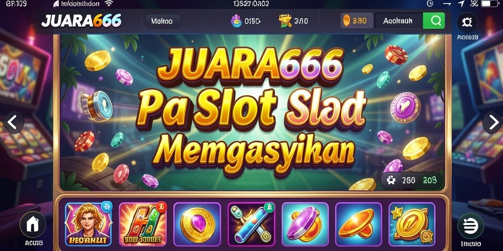 Screenshot JUARA666 menampilkan momen seru saat bermain slot.