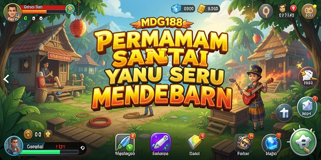 Tampilan gameplay yang menarik dan penuh warna dari MDG188.