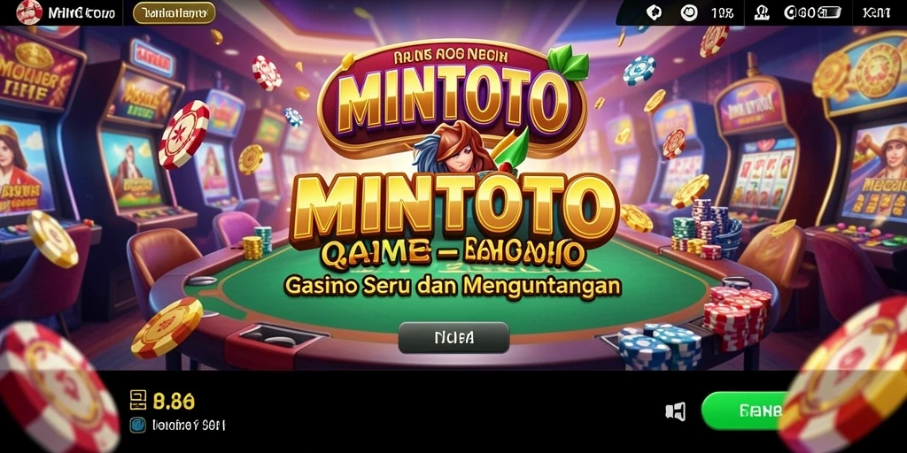 Tampilan gameplay MINTOTO dengan berbagai permainan Kasino yang menarik.