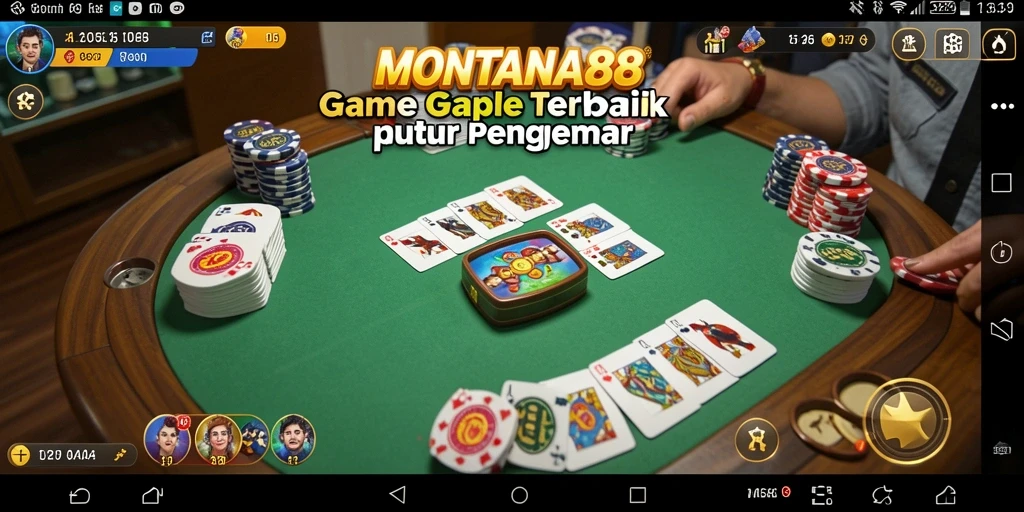 Tampilan gameplay seru MONTANA88 dengan teman-teman.