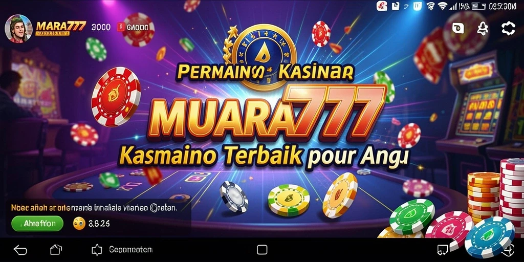 Tampilan gameplay menarik di MUARA777 dengan suasana kasino yang menawan.