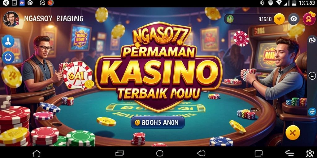 Tampilan menarik dan dinamis dari gameplay Kasino di NGASO77.
