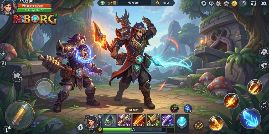 Tampilan gameplay NX888 yang mendebarkan dan penuh aksi.