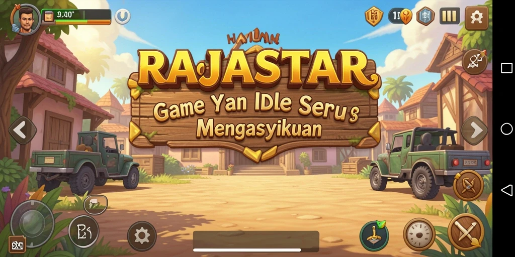 Tampilan menarik dari gameplay RAJASTAR yang seru.