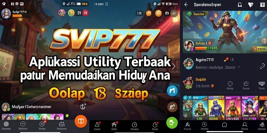 Tampilan antarmuka SVIP777 yang intuitif dan mudah digunakan.